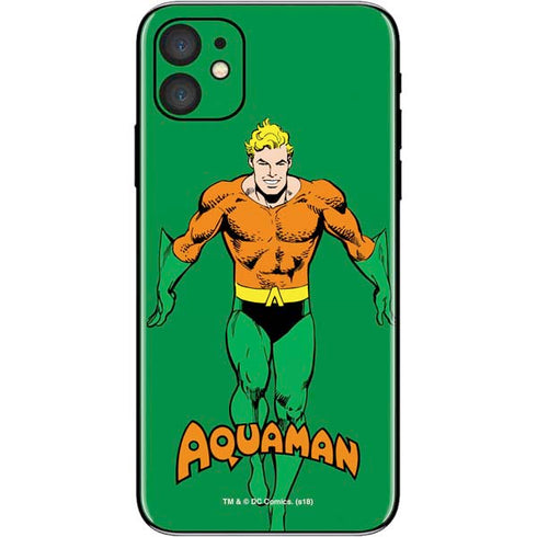 DC Comics Aquaman Classic Art Pose iPhone 11 Skin